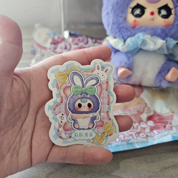 Baby Three Lily Rabbit Town V2 Purple Bunny Special Crying Eyes OPENED CONFIMED - Picture 2 of 12